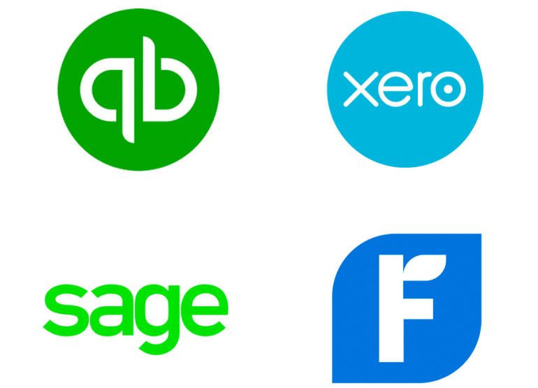 Logos of various accountancy software